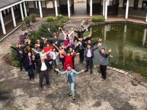 Bildet viser studenter på mastergradstudiet ved Det lutherske teologiske seminaret i Hong Kong